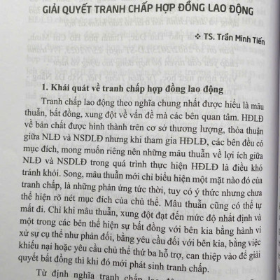 Hợp Đồng Trong Lĩnh Vực Lao Động 