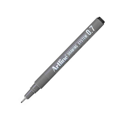 Bút Vẽ Kỹ Thuật 0.7 mm - Artline EK-237-BK - Màu Đen