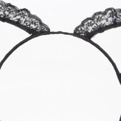 Bờm tóc ren tai mèo đẹp