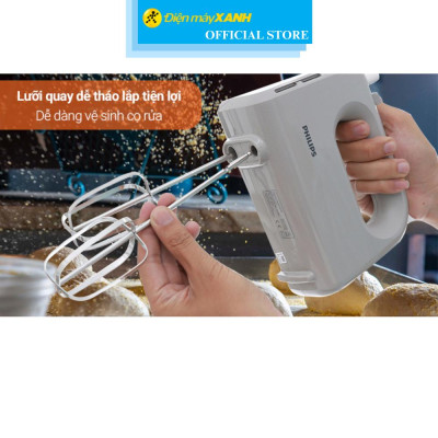 Máy đánh trứng Philips HR3705/20 - Hàng Chính Hãng