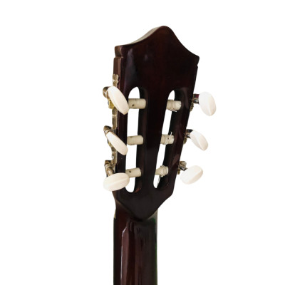 Đàn guitar classic có EQ Duy Guitar DC120X thùng full size có khuyết gỗ Hồng đào nguyên tấm âm thanh tốt