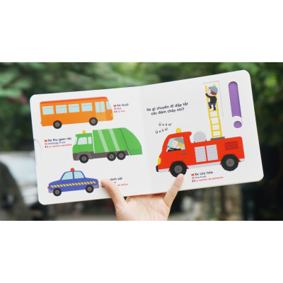 Sách Chuyển Động Thông Minh Đa Ngữ Việt - Anh - Pháp Màu Sắc