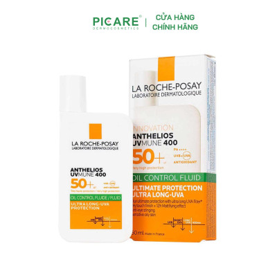 Sữa Chống Nắng La Roche-Posay Cho Da Dầu Mụn 50ml Anthelios UVMUNE 400 Oil Control Fluid 50ml