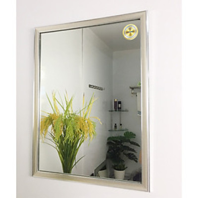 Gương phòng tắm màu trắng bạc Kibath KT 45x60 cm