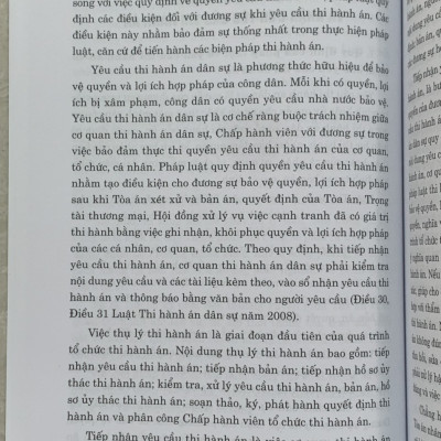 Pháp Luật Về Thủ Tục Thi Hành Án Dân Sự