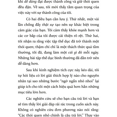 Trạm Đọc Official | Sách Gieo Thói Quen Nhỏ, Gặt Thành Công Lớn