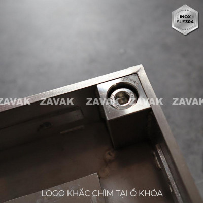 Nắp bể ngầm Zavak Inox 304. MHE 500x500