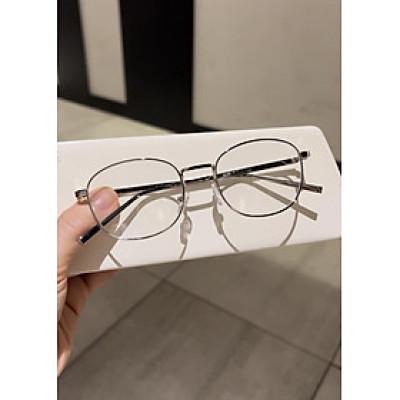 Gọng Kính Cận, Kính Giả Cận Mắt Vuông Kim Loại