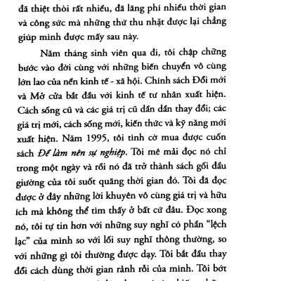Để Làm Nên Sự Nghiệp (Tái Bản 2023)