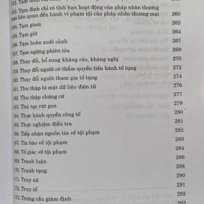 Thuật ngữ pháp lý tố tụng hình sự