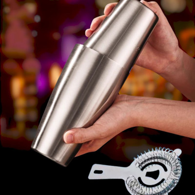 Bộ pha chế Shaker Inox 2 mảnh và chặn đá Inox