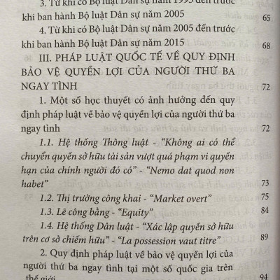 Bảo Vệ Quyền Lợi Của Người Thứ Ba Ngay Tình