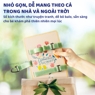 Bộ ép hoa khô, khung làm hoa khô trang trí dụng cụ handmade Mideer Nature Art Discovery Collection