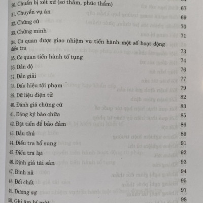 Thuật ngữ pháp lý tố tụng hình sự