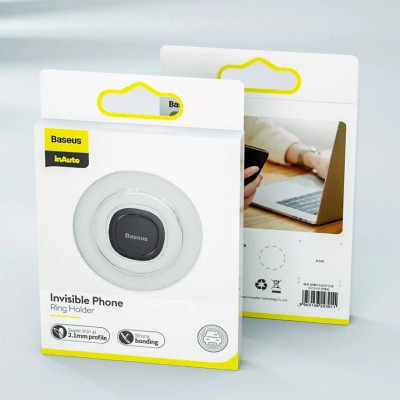 Nhẫn, giá đỡ Baseus Invisible Phone Ring Holder vô hình  mỏng 2.1 mm SUYB- hàng chính hãng