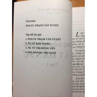 Bộ Hướng dẫn môn học luật dân sự tập 1 và 2