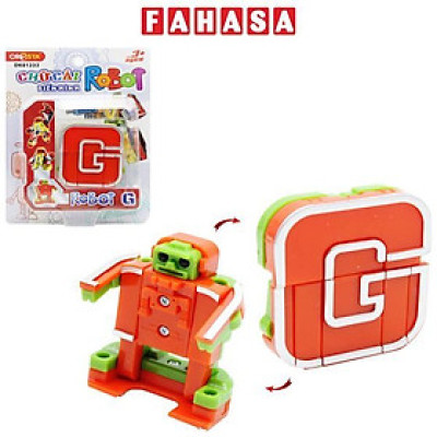 Đồ Chơi Lắp Ráp Biến Hình Robot Chữ Cái G - Cresta DK81233