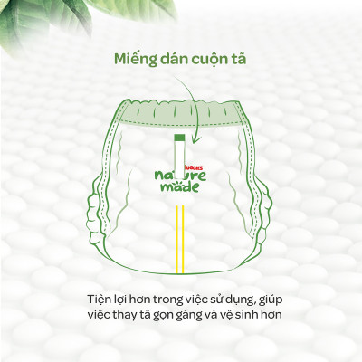 Tã Dán Siêu Cao Cấp Huggies Platinum Naturemade NB60 (60 Miếng)