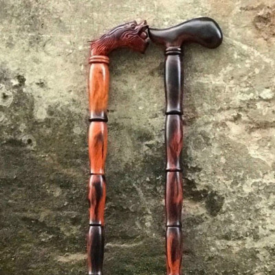 Gậy chống batoong DAICAT dành cho người già bằng gỗ trắc cao cấp