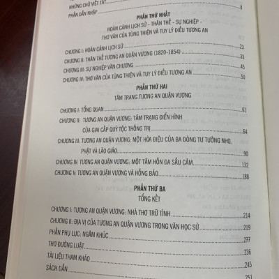 TÂM TRẠNG TƯƠNG AN QUẬN VƯƠNG QUA THI CA CỦA ÔNG– Nguyễn Khuê – NXB Văn học – Trung tâm nghiên cứu Quốc học (Bìa mềm)