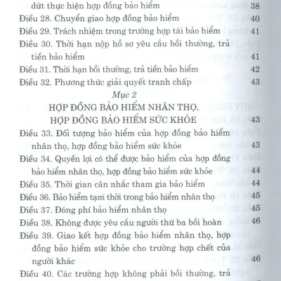 Luật Kinh Doanh Bảo Hiểm (Bản in năm 2022)