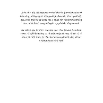 Sách - Mô Hình Bán Hàng Mới