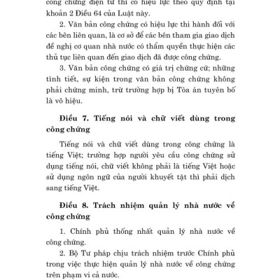 Luật công chứng năm 2024 - bản in 2025