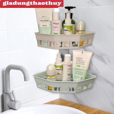 ( HÀNG CAO CẤP ) KỆ GÓC PHÒNG TẮM KỆ GÓC NHÀ BẾP DÁN TƯỜNG KHÔNG CẦN KHOAN VÍT TIỆN LỢI