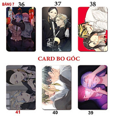Card anime Tokyo Revengers 6 ảnh khác nhau/ Thẻ card kịch Trường takemiki Tokyo Revengers