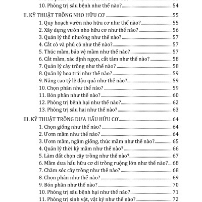 Nông Nghiệp Xanh, Sạch - Kỹ Thuật Trồng Cây Ăn Trái Và Cây Lương Thực Hữu Cơ