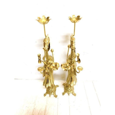 ĐÔI HẠC ĐỒNG CAO 52 CM NẶNG 4 KG CHẤT LIỆU BẰNG ĐỒNG