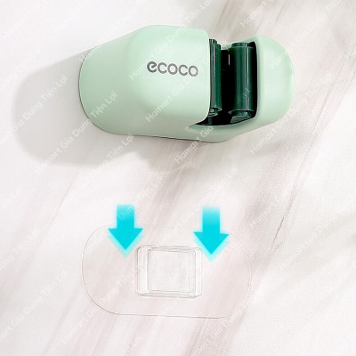 Miếng Dán Kệ Kem Đánh Răng OENON Ecoco Mũi Tên Bộ Nhả Kem Tự Động 3 4 Cốc Kệ Nhà Tắm Treo Tường