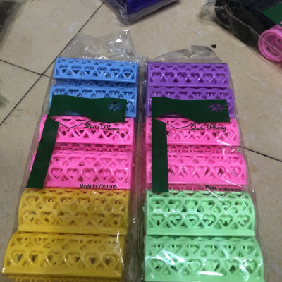 ￼Combo 6 lô gai cuốn tóc trái tim tạo kiểu tóc 