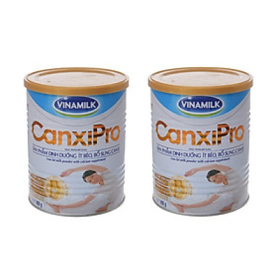 BỘ 2 LON SỮA BỘT VINAMILK CANXIPRO 400G