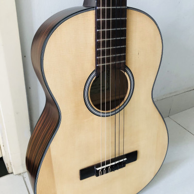 Đàn guitar classic mini DVE70C size 3/4 đàn ghita dành cho trẻ em + Tặng giá trình, Bao da phụ kiện đàn guitar