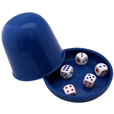 Combo 5 xí ngầu chơi cờ PaKaSa - Hàng chính hãng