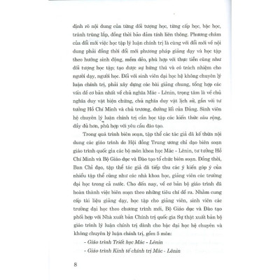 Combo Giáo Trình Lịch Sử Đảng Cộng Sản Việt Nam + Giáo Trình Tư Tưởng Hồ Chí Minh (Dành Cho Bậc Đại Học Hệ Không Chuyên Lý Luận Chính Trị) - Bộ mới năm 2021