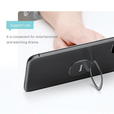 Nhẫn, giá đỡ Baseus Invisible Phone Ring Holder vô hình  mỏng 2.1 mm SUYB- hàng chính hãng