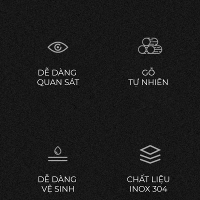 Feepie tay cầm gỗ pha espresso không đáy 58mm 2 tai thông dụng