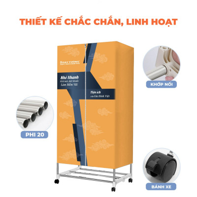 Tủ Sấy Quần Áo Đạt Tường DTSQA-CO2 - Màu Ngẫu Nhiên - Hàng Chính Hãng