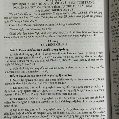 Sách Quy Định Chi Tiết Thi Hành Luật Phòng Chống Ma Tuý – Luật Xử Lý Vi Phạm Hành Chính về Cai Nghiện Ma Tuý - V2436A