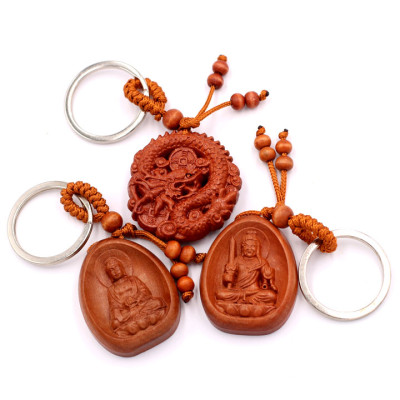 Combo 3 móc khóa phật A Di Đà - Bất Động Minh Vương - Rồng Phong Thủy - bình an, may mắn