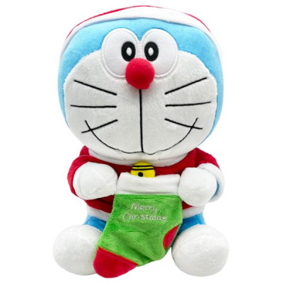 Móc Khóa Thú Bông Doraemon Giáng Sinh 2