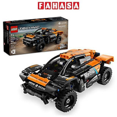 Đồ Chơi Lắp Ráp Xe Đua Địa Hình Neom McLaren Extreme E - NEOM McLaren Extreme E Race Car - Lego Technic 42166 (252 Mảnh Ghép)