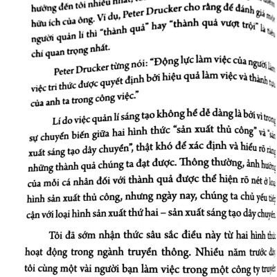 Sáng Tạo - Phương Thức Làm Việc Và Sinh Tồn Trong Tương Lai