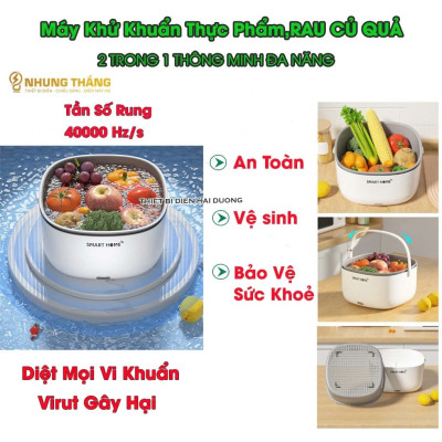 MáyRửa Và Khử Trùng Rau Củ SMART HOME – Công Nghệ Siêu Âm, An Toàn Cho Cả Gia Đình đèn ốp trần