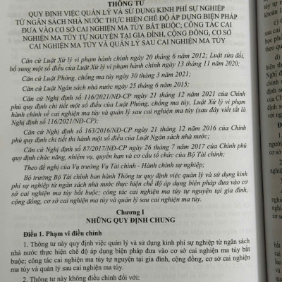 Sách Quy Định Chi Tiết Thi Hành Luật Phòng Chống Ma Tuý – Luật Xử Lý Vi Phạm Hành Chính về Cai Nghiện Ma Tuý - V2436A