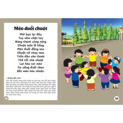 Sách - Đồng Dao Cho Bé - Các Trò Chơi Dân Gian - Các Câu Hát Vè Dân Gian - Bé Từ 3 Đến Trở Lên - Việt Thư