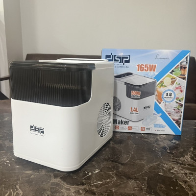 Máy làm đá viên siêu tốc, chỉ trong 6 phút Thương hiệu Nga cao cấp DSP KD8001, Công suất làm đá 90-165W, sản lượng 12kg/24h, Dung tích bình chứa 1,4 lit - HÀNG NHẬP KHẨU, BẢO HÀNH 12 THÁNG