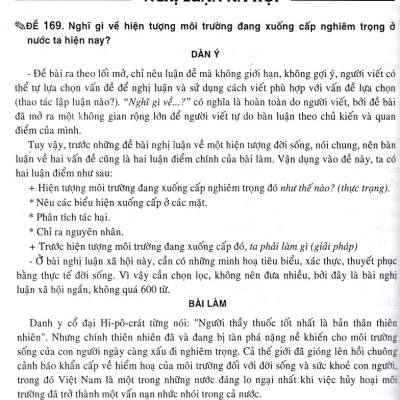 270 Đề Và Bài Văn Hay Lớp 8